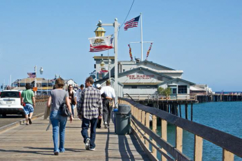 walking on stearns warf