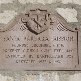 Santa Barbara Mission Exterior Walk